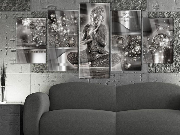 Quadro su vetro acrilico - Silver Serenity