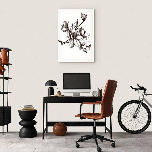 Quadro - Renaissance Magnolias (1 Part) Vertical