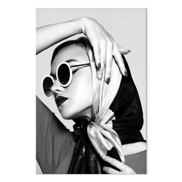 Quadro - Stylish Lady (1 Part) Vertical