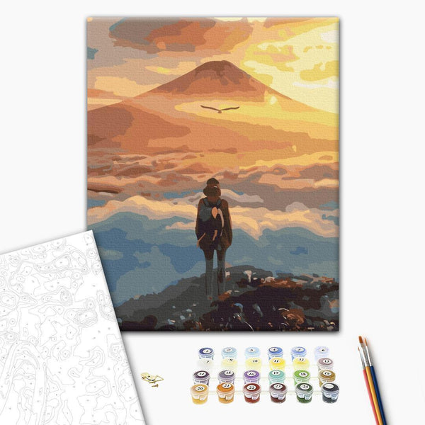 Quadro fai da te - At the summit at dawn
