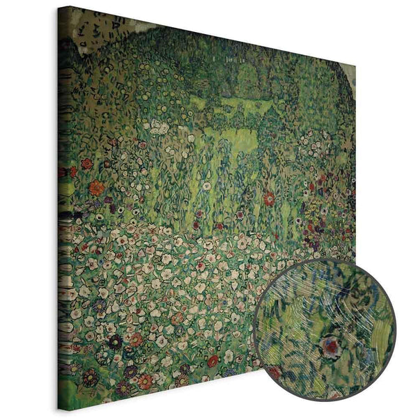Quadro - Gustav Klimt – Gartenlandschaft mit Bergkuppe