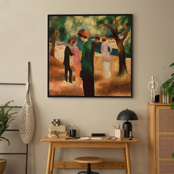 Quadro - August Macke – Lady in Green Jacket