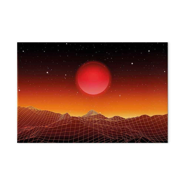 Quadro - Futuristic landscape (1 Part) Wide