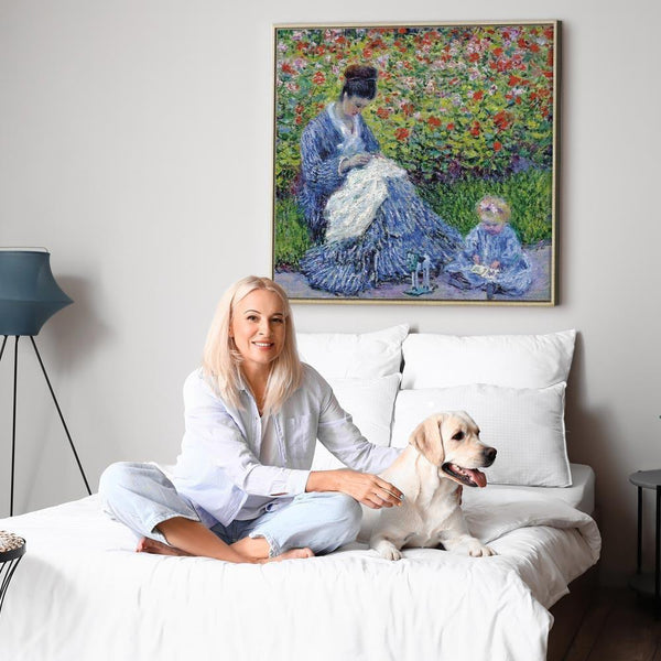Quadro - Claude Monet – Madame Monet and Her Son