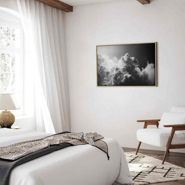 Quadro - Extraordinary Phenomenon: The Sun Illuminating Dark Clouds