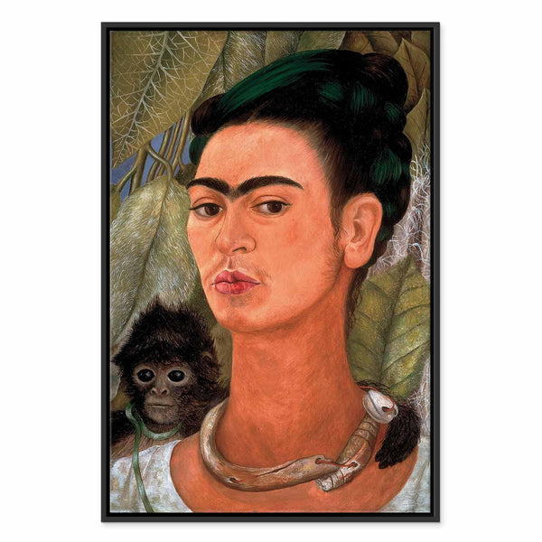 Quadro - Frida Kahlo – Self-Portrait with Monkey