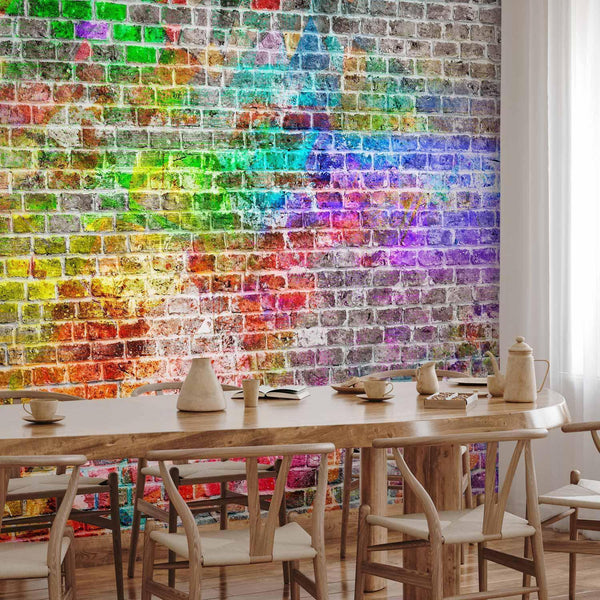 Carta da parati - Rainbow Wall