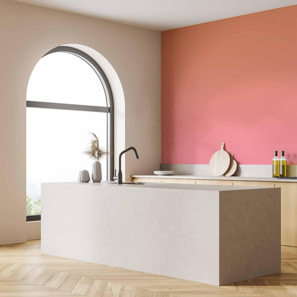 Carta da parati - Warm Sunset - Gradient Background from Orange to Pink