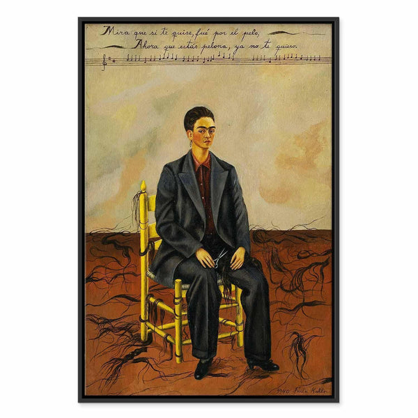Quadro - Frida Kahlo – Self-Portrait with Cropped Hair