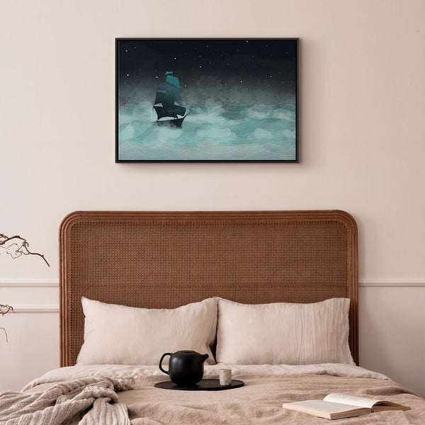 Quadro - Night Waves (1 Part) Wide - Second Variant