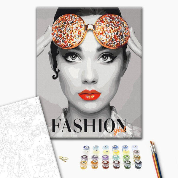 Quadro fai da te - Fashion Girl