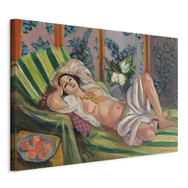 Quadro - Henri Matisse – Reclining Odalisque with Magnolias