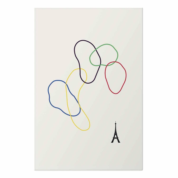 Poster - Colorful Circles - digital graphic - minimalism