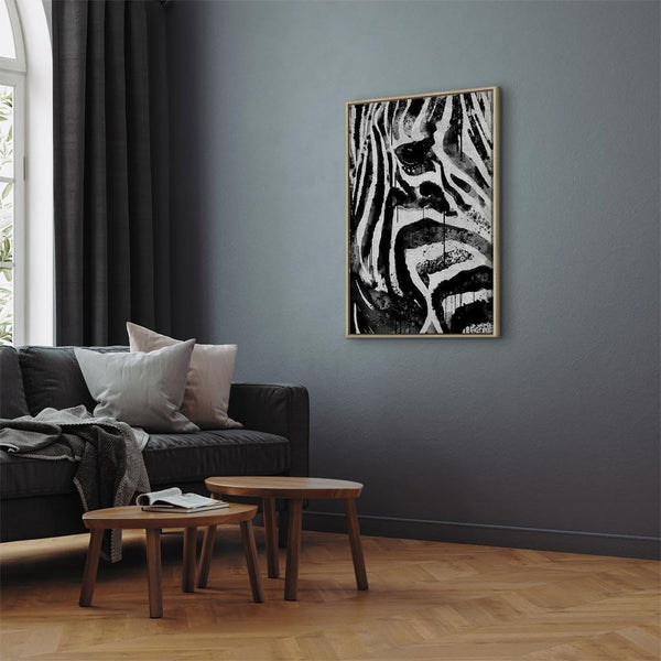 Quadro - Striped Nature (1 Part) Vertical