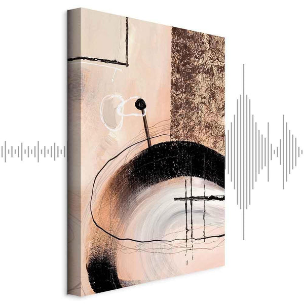 Quadro - Art of Shapes (1-part) - Hand-Painted Abstract Artwork