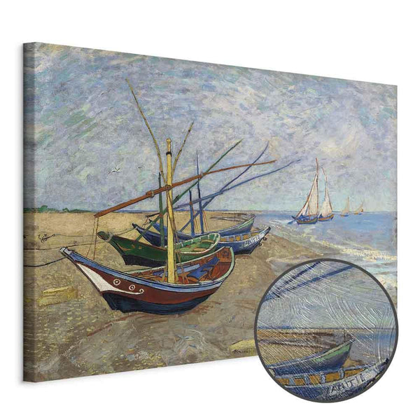 Quadro - Vincent van Gogh – Fishing Boats on the Beach