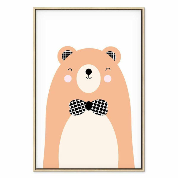 Quadro - Teddy Bear in Bow Tie (1 Part) Vertical