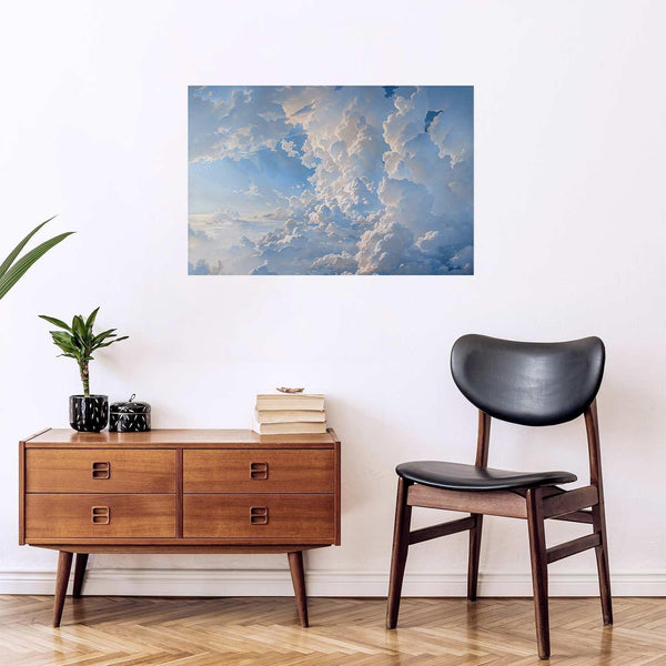 Poster - The Sun Revealing Cloud Secrets: Spectacular Sky Images