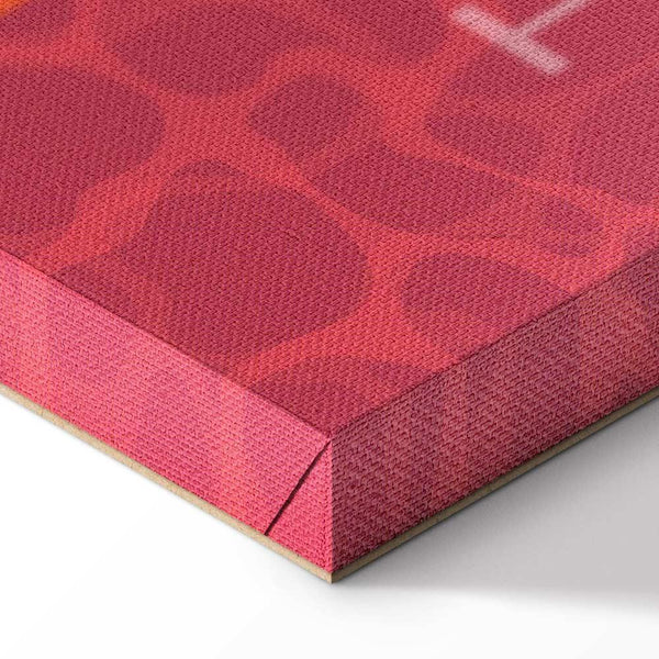 Quadro - Graphic Illustration of a Swimming Pool Against the Backdrop of the French Flag