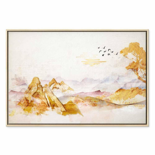 Quadro - Golden Mountains (1 Part) Wide