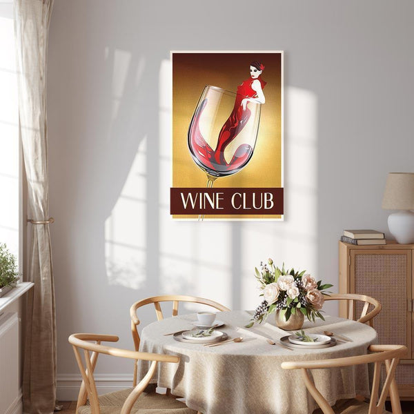 Quadro - Wine Club (1 Part) Vertical