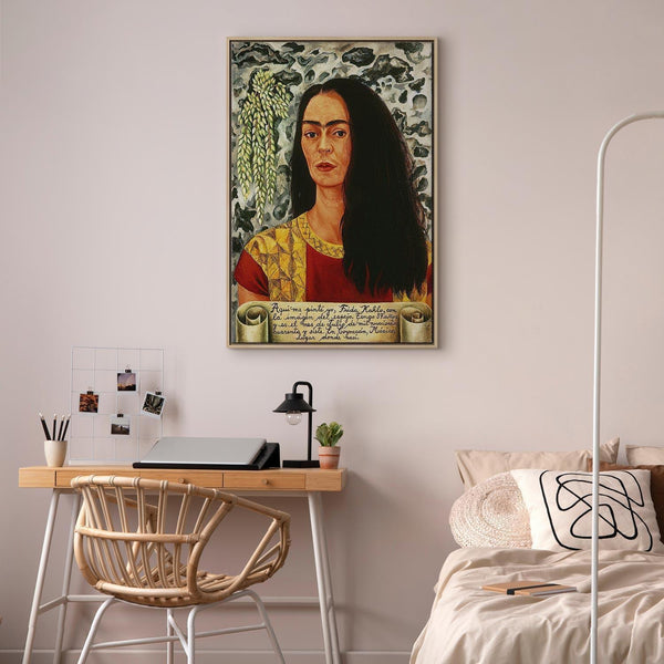 Quadro - Frida Kahlo – Self-Portrait with Loose Hair