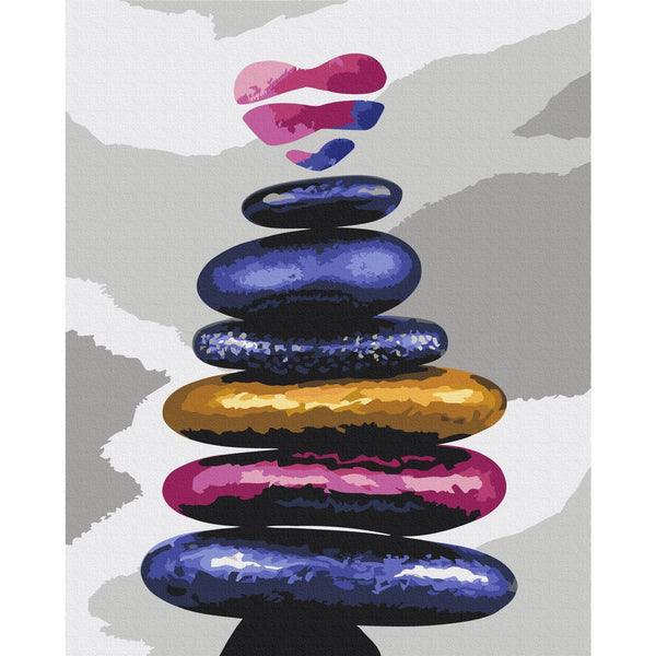 Quadro fai da te - Colored Pebbles