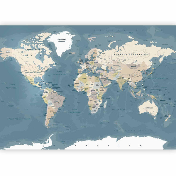 Carta da parati - Vintage World Map