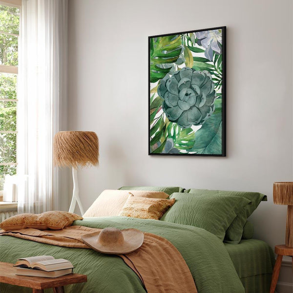 Quadro - Tropical Flora (1 Part) Vertical