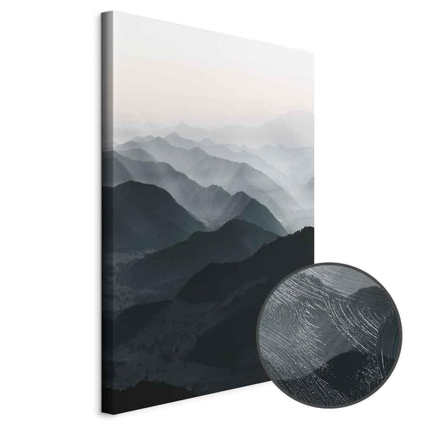 Quadro - Parallel Ridges (1 Part) Vertical