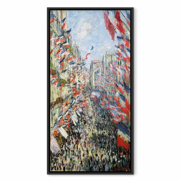 Quadro - Claude Monet – The Rue Montorgueil in Paris, Celebration of June 30, 1886
