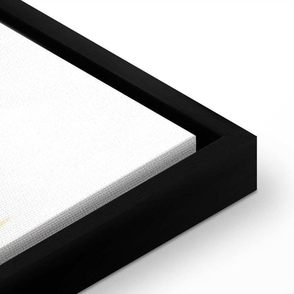 Quadro - Golden Palm Leaves (1 Part) Vertical