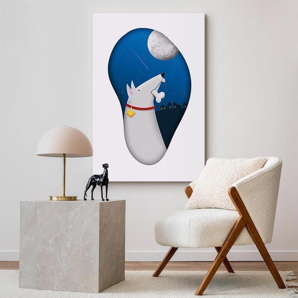 Quadro - Dog Dreams (1 Part) Vertical