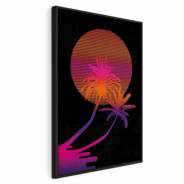 Quadro - Palm at Sunrise (1 Part) Vertical