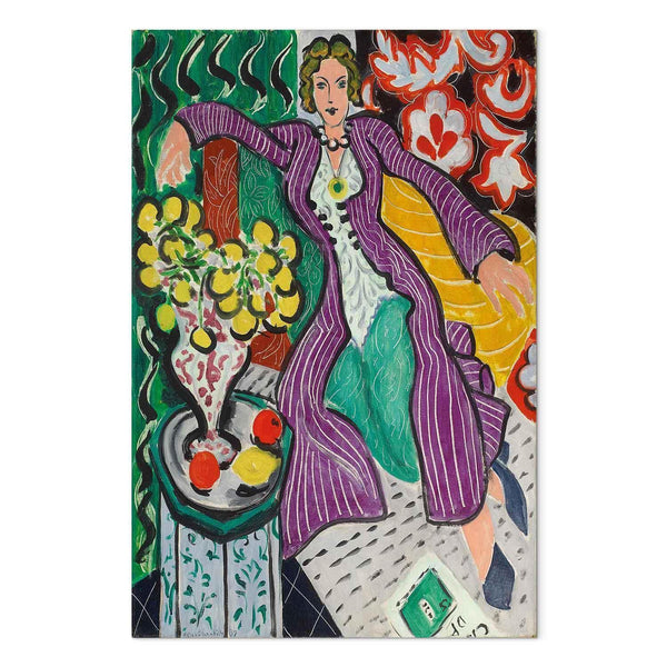 Quadro - Henri Matisse – Woman in a Purple Coat