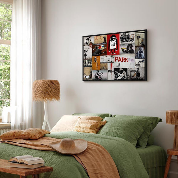 Quadro - Banksy - collage