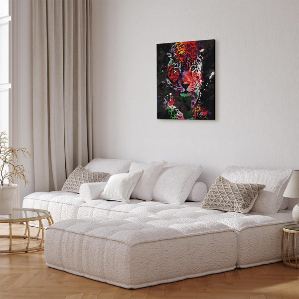 Quadro fai da te - Spotted Leopard