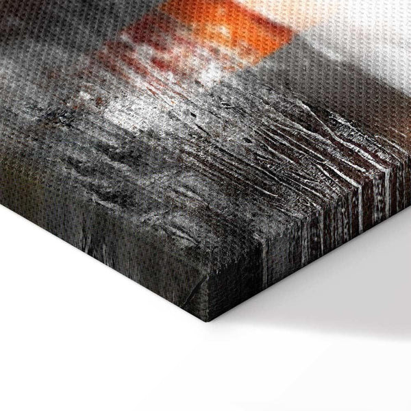 Quadro - Reflection of Colors (1-part) - Sunset in Painted Abstract Background