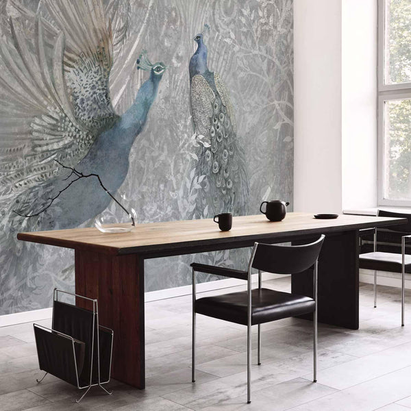 Carta da parati - Peacocks Dancing - Second Variant