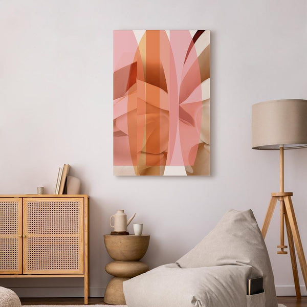 Quadro - Floral Kaleidoscope (1 Part) Vertical