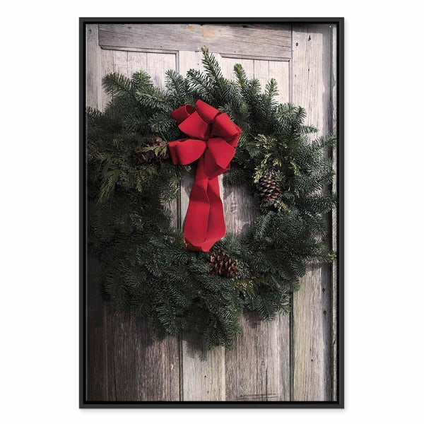 Quadro - Christmas Wreath (1 Part) Vertical