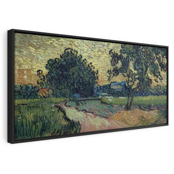 Quadro - Vincent Van Gogh – Landscape with the Chateau of Auvers at Sunset