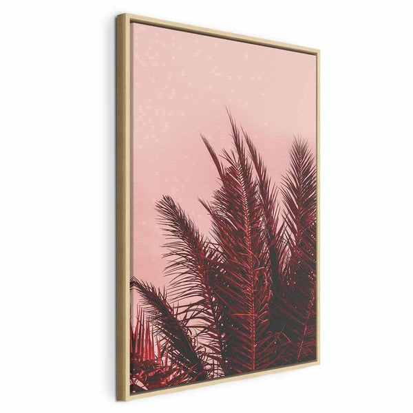 Quadro - Palm Trees at Sunset (1 Part) Vertical