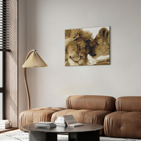 Quadro fai da te - Lions In Love