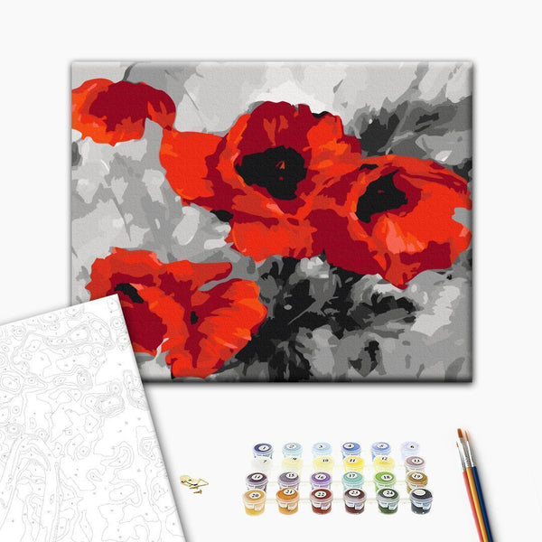 Quadro fai da te - Bouquet of Poppies