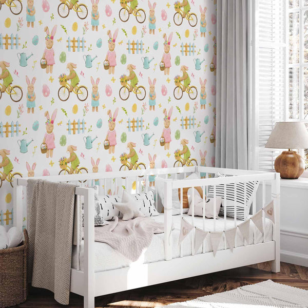 Tappezzeria murale - Bunny Idyll