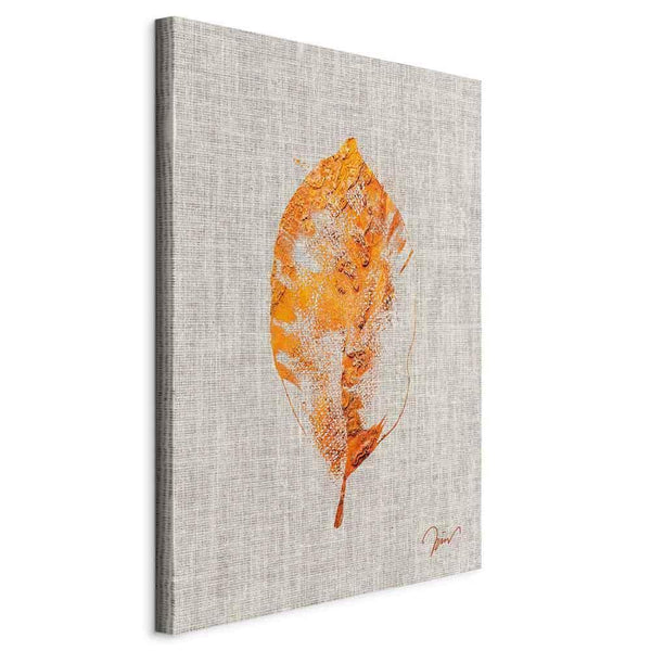 Quadro - Golden Flora (1 Part) Vertical
