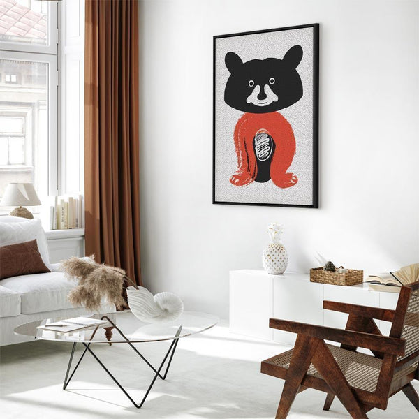 Quadro - Nice Mr Raccoon (1 Part) Vertical