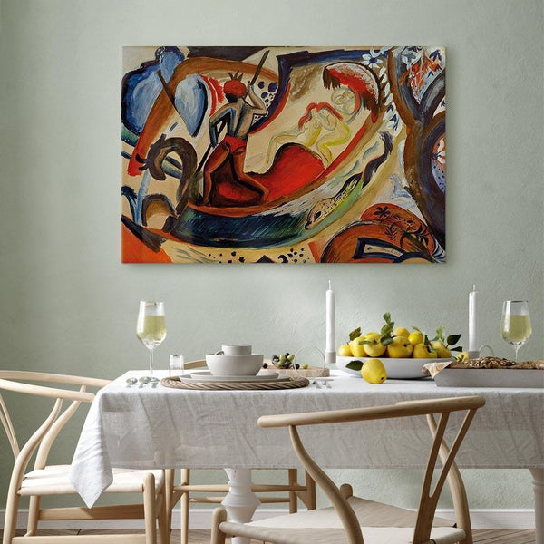 Quadro - August Macke – Nackte Mädchen in der Barke