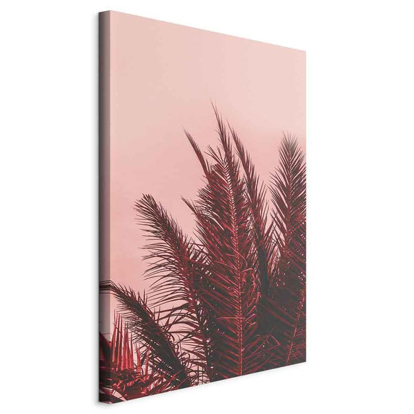 Quadro - Palm Trees at Sunset (1 Part) Vertical